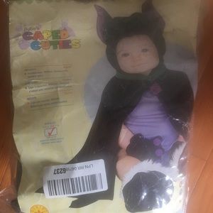 Lil Bat Halloween Costume Infant Size 3-12 months
